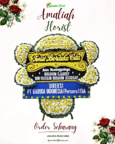 Papan Bunga Duka di Pakisjaya
