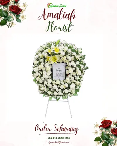 Krans Bunga Duka Cita di Pakisjaya